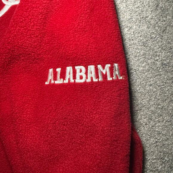 Alabama Crimson Tide Men's Full-Zip Fleece Jacket Pullover Size XXL Red - Picture 6 of 6